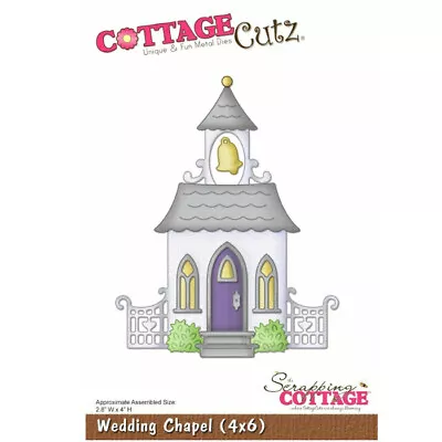 Scrapping Cottage Cutz Cutting Die - Wedding Chapel • £7.99