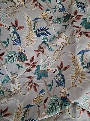 £69.99 • Buy Stunning *jane Churchill*  Indira  Cotton Linen Curtain Fabric 3 Metres 