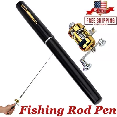 Telescopic Fishing Rod Pole Portable Small Short Sea Pole Mini Sea Fishing Tools • $13.70