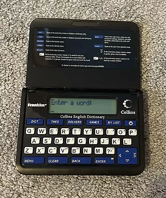 Franklin Collins Electronic Pocket English Dictionary - Express Edition DMQ-119 • £20