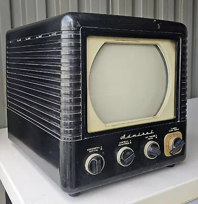 Vintage Admiral 20X12N Bakelite TV Excellent Condition Not Operational • $1250