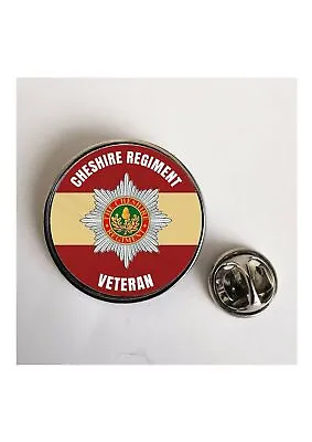 Cheshire Regiment Veteran Military Army Lapel Pin Badge • £4.95