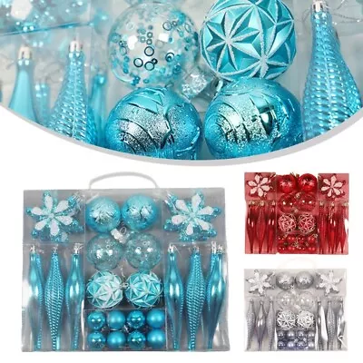 40 Pcs Christmas Tree Xmas Balls Decorations Baubles Party Wedding Ornament • $24.69