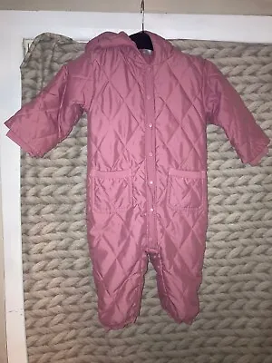 Baby Girl's Next Snow Suit Size 18-24 Months • £10