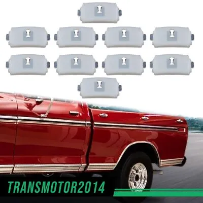 10Pc Cab Bed Side Belt Molding Trim Clip Fit For 73-79 Ford F100 F150 F250 Truck • $19.89