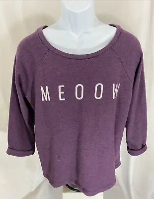 H & M Divided Cat MEOOW Sweatshirt Size M • $4.99