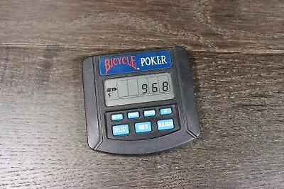 Vintage 1994 Tiger Bicycle Poker Handheld Electronic Game Tested Works • $7.50