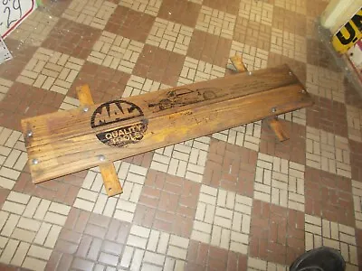 Vtg Mac Tool Sign Wooden ~ Creeper Part ~ Advertizing Original  Gas Station Oil • $394.54