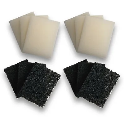 Compatible Interpet PF2 Filter Foam And Carbon Sponge Set Aquarium Fish Tank • £10.99