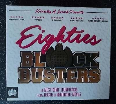 MOS Presents - Eighties/80s Block Busters-Movie Soundtracks 3-CD NEW SEALED • £3.02