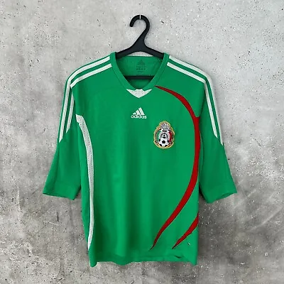 Mexico 2008 2009 Home Football Shirt Adidas National Team Jersey Size M • £59.99