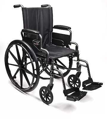 Graham-Field Everest & Jennings Traveler L4 Lightweight Wheelchair Flip-Back... • $349