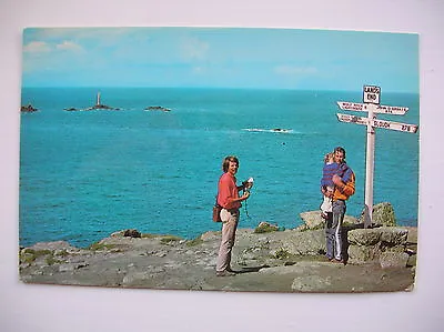 Land's End Postcard. (Near Lizard Penzance Redruth Helston - Photo Precision) • £2.79