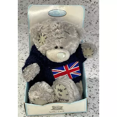 Carte Blanche Me To You With Love Bear Plush UK England Union Jack Flag Sweater • $19