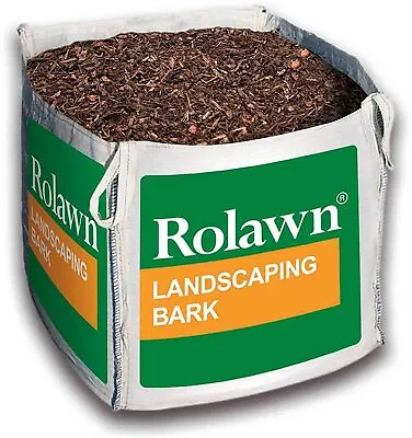 Garden Lawn Bark - Rolawn Landscaping Bark - 1m³ Bulk Bag • £239.99