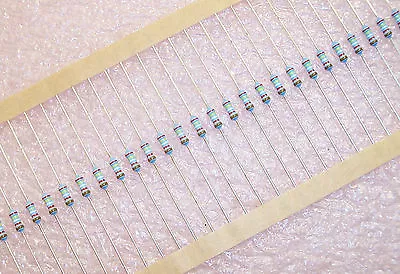 QTY (100)  24.9K Ohm .6W 1% PRECISION THIN FILM RESISTORS MRS25-24K9-1% VISHAY • $5.99