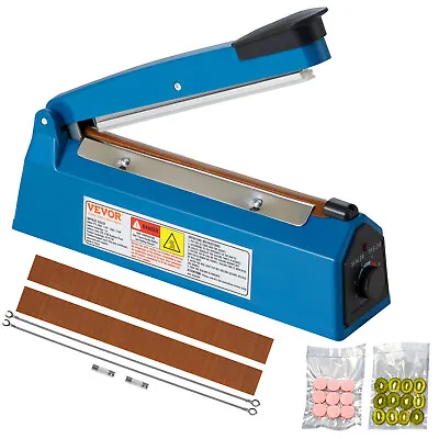 VEVOR 8  ABS Hand Impulse Heat Sealer Machine Poly Bag Sealing For Plastic Bags • $23.99