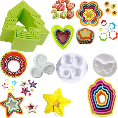 Cookie Cutter Mould Mold Biscuit Cake Bake Pastry Cupcake Shape Fondant Decorate • £6.49
