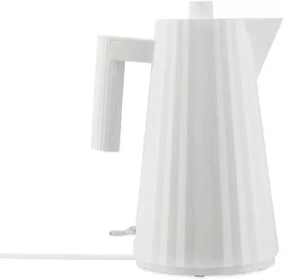 Alessi Plisse 1500W Electric Kettle White 1.7 Litre Capacity Thermal Insulation • $213