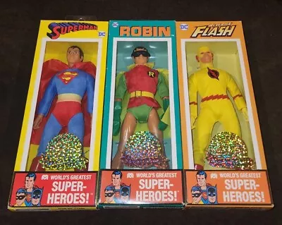 MEGO World's Greatest Super-Heroes 50th Anniversary Superman Robin Reverse Flash • $59.98