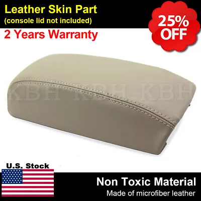 Fits 93-01 Volvo S70 V70 C70 Leather Center Console Armrest Lid Cover Beige Tan • $19.99