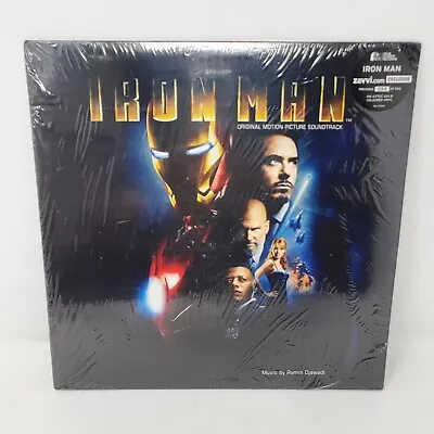 Iron Man Motion Picture Soundtrack Gold Colored Vinyl LP Marvel /500 Zavvi • $222.22