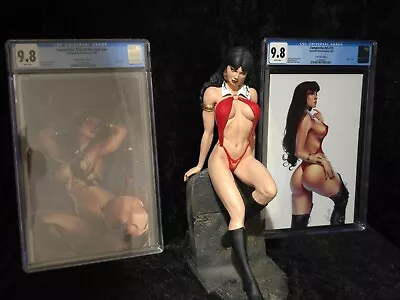 Vampirella #13 Elias Chatzoudis Excl CGC 9.8 + Trial Of The Soul 9.8 + Statue • $450