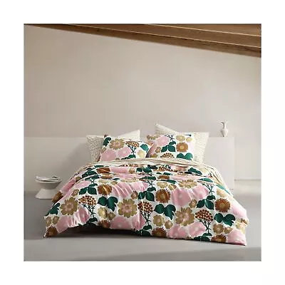 Marimekko - King Duvet Cover Set Organic Cotton Bedding With Matching Shams... • $461.27