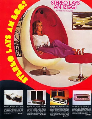 188073 1972  Stereo Lays An Egg  Stereo Chair Wall Print Poster • $29.95