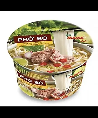 MAMA Pho Bo Instant Beef Soup Bowl Noodle In 2.29 Ounce (Pack Of 6)  • $30.99