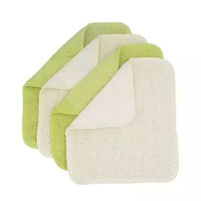 Natural Organic Bamboo And Ramie Dual Sided Washcloths Hand Towels Ultra Soft Fo • $17.56