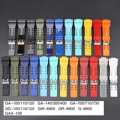 For Casio G-Shock G Shock G-8900 GA-100/110/120/130 Silicone Watch Band Strap • $14.99