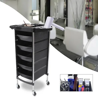 Salon Hair Dresser Barber Beauty Hairdressing Storage Trolley Drawers Movable • £60