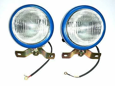 £59.09 • Buy Plough Lamps Fits Massey Ferguson Tractor Blue (L-R) Pair With 12V Bulbs