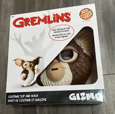$39.99 • Buy Ben Cooper Gremlins GIZMO Halloween Costume Top & Mask. Rubies New SEALED
