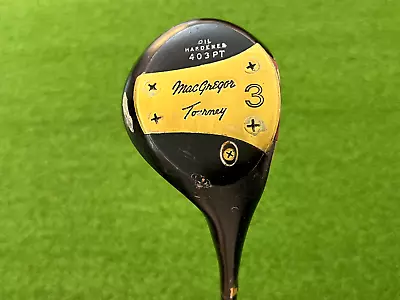 MacGregor Golf Tourney Toney Penna 403 PT Persimmon (3) Wood Right Project Used • $39.99