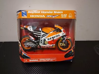 New Ray 57753 REPSOL Honda RC213V #93 Diecast Motorcycle 1/12 MARC MARQUEZ Model • $22.99