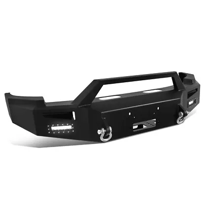 Off-road Led Fog Light Front Bumper W/winch Plate For 2007-2013 Chevy Silverado • $999.99