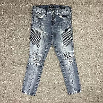 Pacsun Moto Jeans 32x30 (fits 32x29)  Stacked Skinny Distressed Comfort Stretch • $18.51