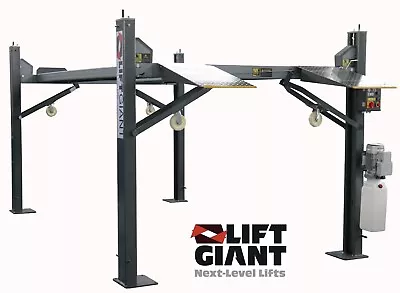 Lift Giant - 240v Four Post Car Lift 4 Post Parking Lift Ramp 3600kg Mobile • £2450