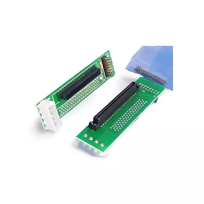 SCA 80 Pin Female To HPDB68 Pin Female LVD SE Ultra SCSI Adapter - Green • $16.78