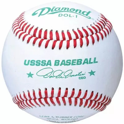 Diamond USSSA DOL-1 Leather Baseballs 12 Ball Pack (3 Dozens) • $229.95