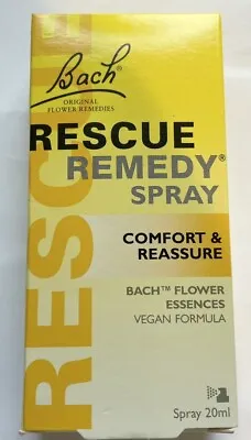 Bach Rescue Remedy Spray 20ml  EXP- JAN 2027 • £9.95