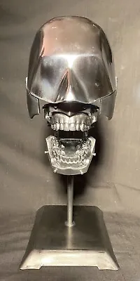 Vintage Aluminum Dental Phantom Manikin Head W/ Teeth Display / Oddity • $1675