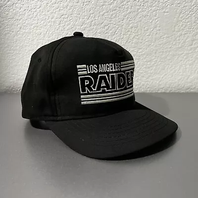 Vintage Los Angeles Raiders Drew Pearson Headlines Snapback Hat Cap 80’s RARE!! • $110