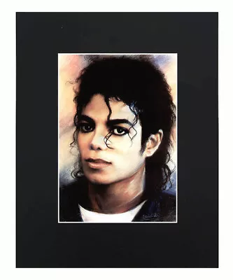 Michael Jackson Portrait 8x10 Matted Art Print Printed Poster Decor Picture Gift • $10.98