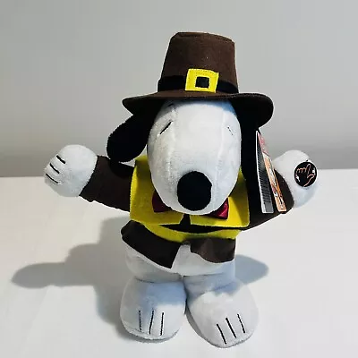 Peanuts Snoopy Thanksgiving Animated Peanuts Theme Music Plush W/Tags Working • $28.99