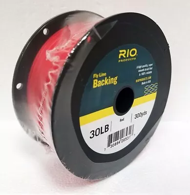 Rio 30 Lb 300 Yard Spool Of Dacron Backing In Red Fly Line & Reel Backing • $22.50