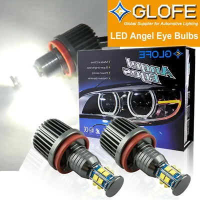 2X 240W H8 LED Angel Eyes Halo Ring Light Bulbs For BMW 1 3 5 X Series E90 E91 • $35.98