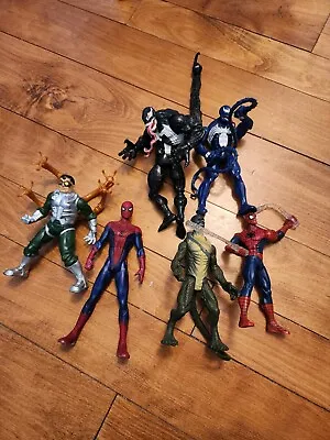 Marvel Legends Spiderman Classics  Venom Scorpion Tail W 5 Other Figures  • $60